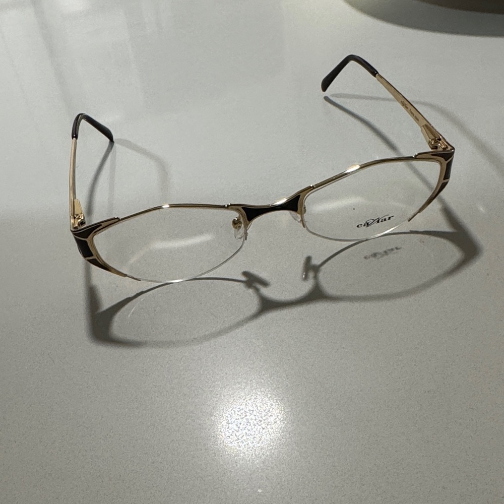 Chic Gold Eyewear by Cazal
